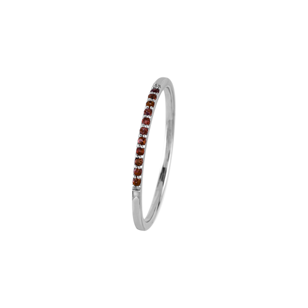 Jacques Lemans SE-R125C56 Damenring Ring Gr. 56 Sterlingsilber mit Granat